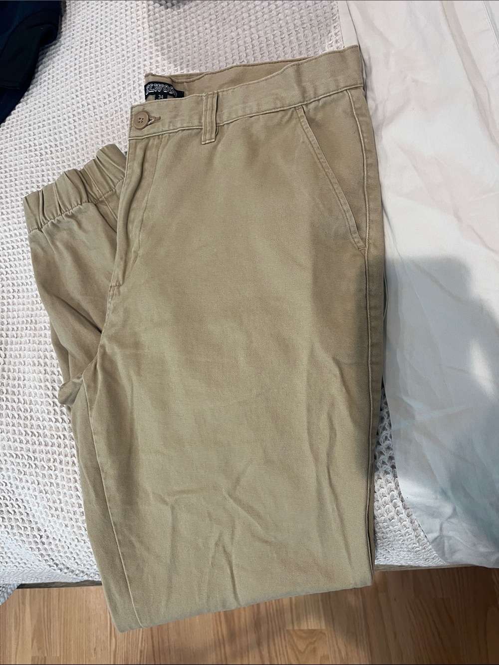 Men's Khaki Chino/Jogger Pants